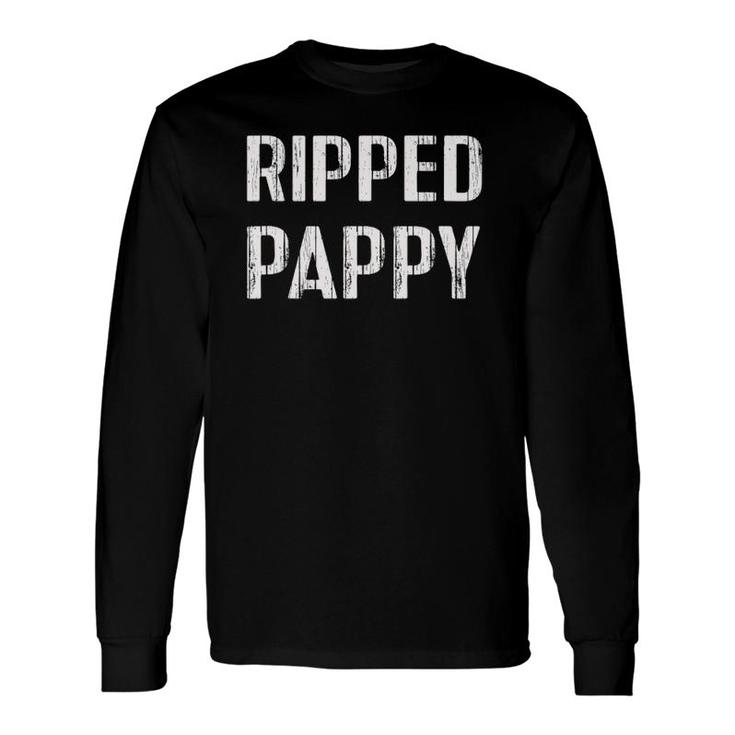 Ripped Pappy Pappy Fathers Day Best Pappy Ever 1 Tank Top Long Sleeve T-Shirt T-Shirt