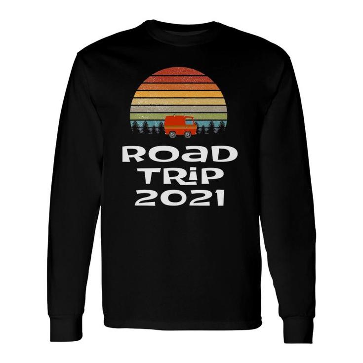 Road Trip 2021 Matching Vacation Rv Friend Getaway Long Sleeve T-Shirt T-Shirt