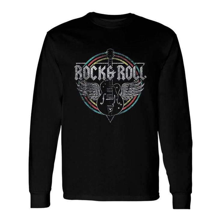 Rock And Roll Guitar Wings Music Long Sleeve T-Shirt T-Shirt