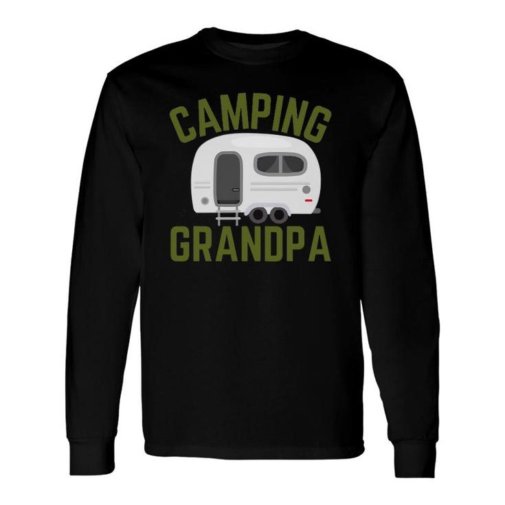 Rv Camping Grandpa Father's Day Camper Long Sleeve T-Shirt T-Shirt