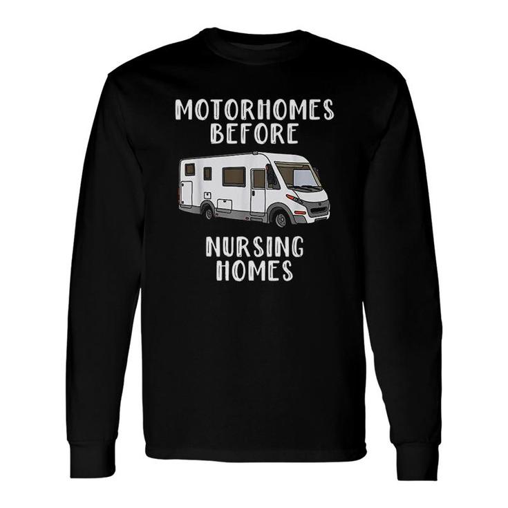 Rv Motorhome For Seniors Long Sleeve T-Shirt T-Shirt