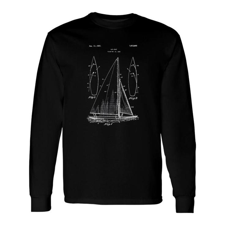 Sailing Sailboat Sail Boating Long Sleeve T-Shirt