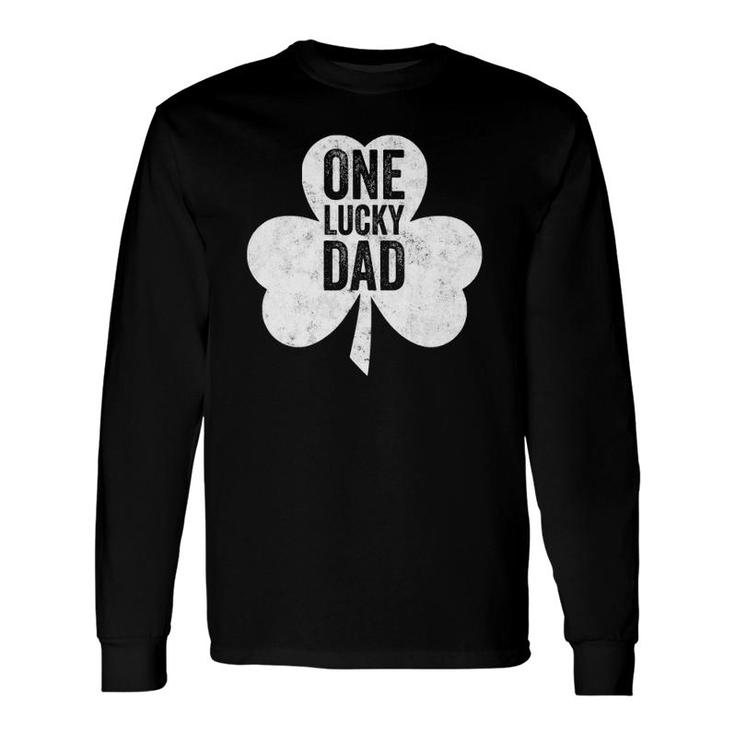 Saint Patrick's Day One Lucky Dad Long Sleeve T-Shirt T-Shirt