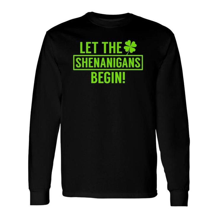 Saint Patricks Shenanigans St Patrick's Day Long Sleeve T-Shirt T-Shirt