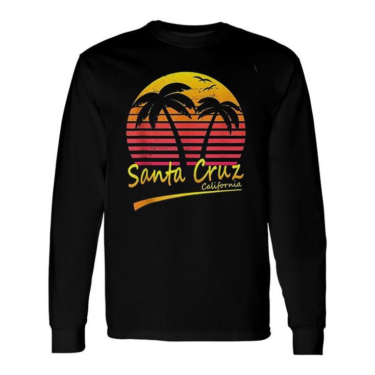 Santa Cruz Beach Vintage Retro Santa Cruz Beach Long Sleeve T-Shirt