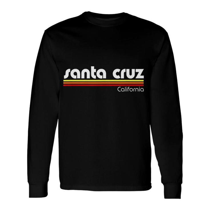Santa Cruz California Retro Long Sleeve T-Shirt