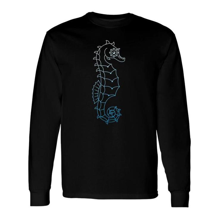 Seahorses Underwater Animals Marine Life Deep Sea Ocean Long Sleeve T-Shirt T-Shirt
