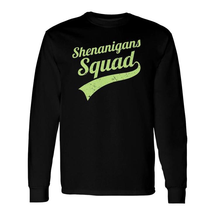 Shenanigans Squad Saint Patrick's Day Matching Team Group Long Sleeve T-Shirt T-Shirt