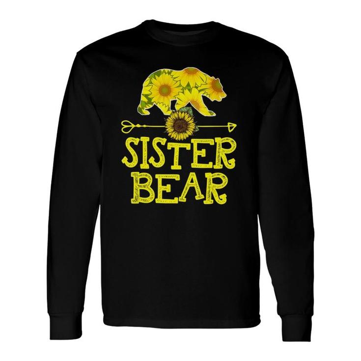 Sister Bear Sunflower Mother Father Long Sleeve T-Shirt T-Shirt