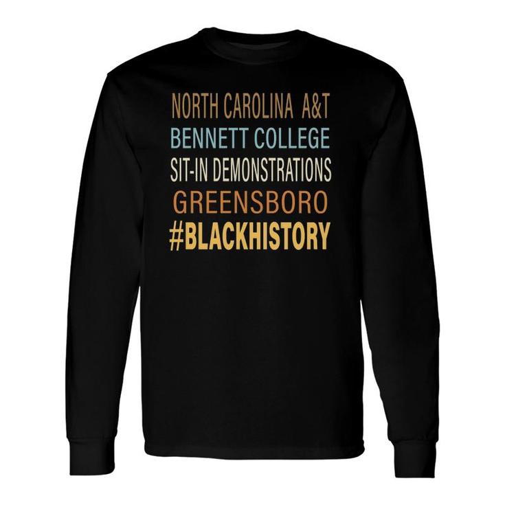 Sit-Ins Civil Rights African American Pride Black History Long Sleeve T-Shirt T-Shirt