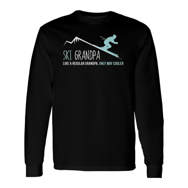 Ski Grandpa Cute Winter Skiing Long Sleeve T-Shirt T-Shirt