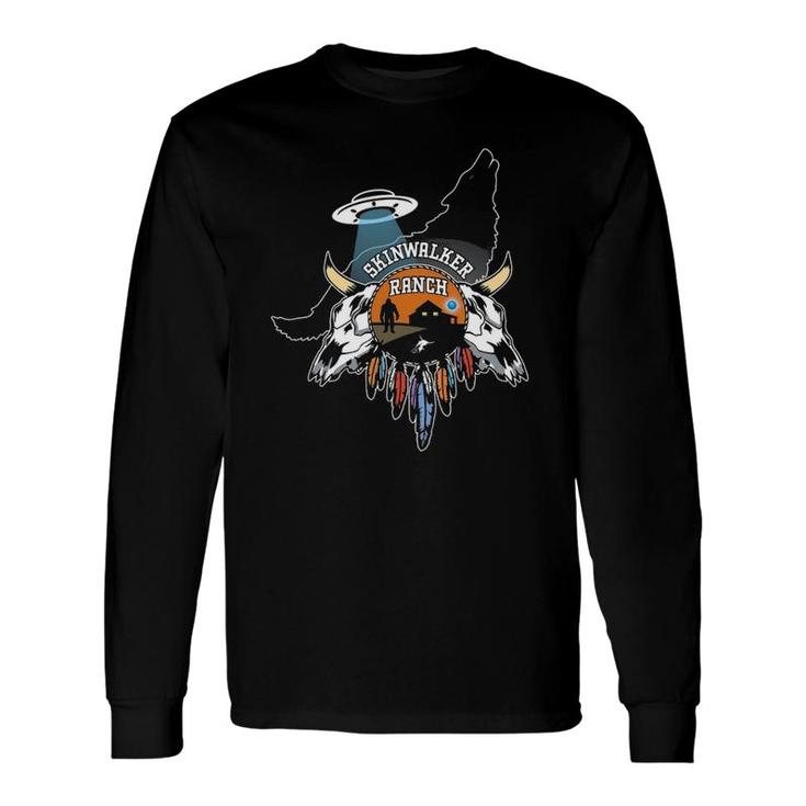 Skinwalker Ranch Site For Paranormal Ufo And Yeti Activity Long Sleeve T-Shirt T-Shirt