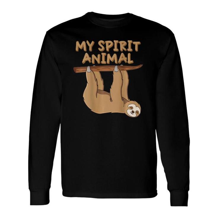 Sloth Toy Sloth Pictures Spirit Animal Game Spirit Animals Long Sleeve T-Shirt T-Shirt