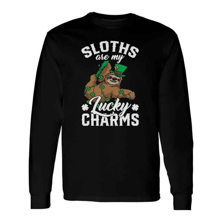 Sloths Are My Lucky Charms St Patricks Day Long Sleeve T-Shirt T-Shirt