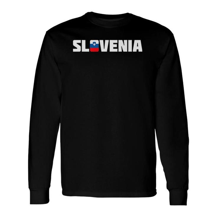 Slovenia Slovenian Flag Nation Long Sleeve T-Shirt T-Shirt