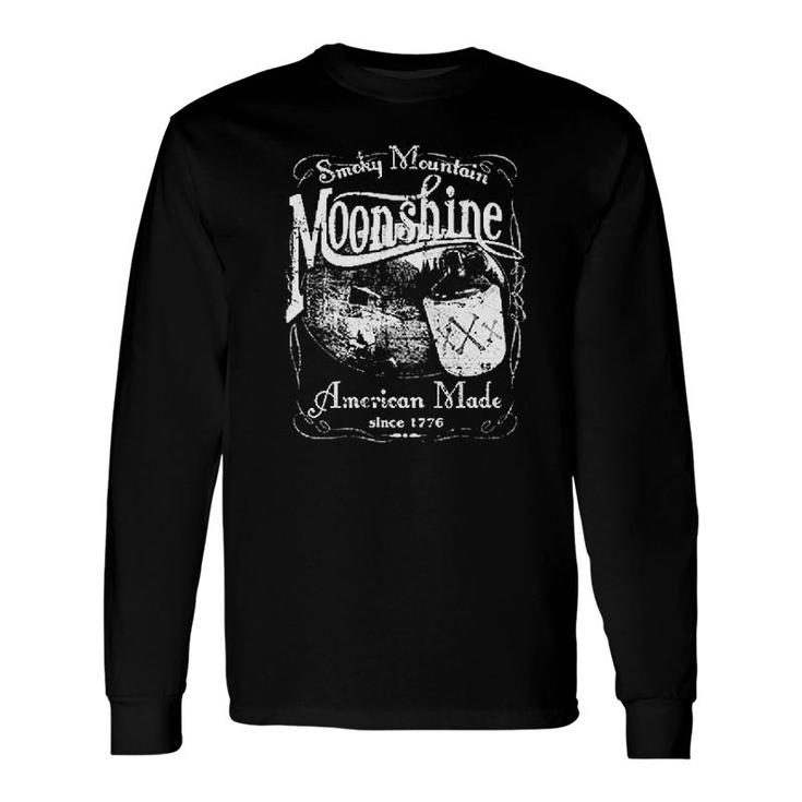 Smoky Mountain Moonshine Tennessee Whiskey Long Sleeve T-Shirt