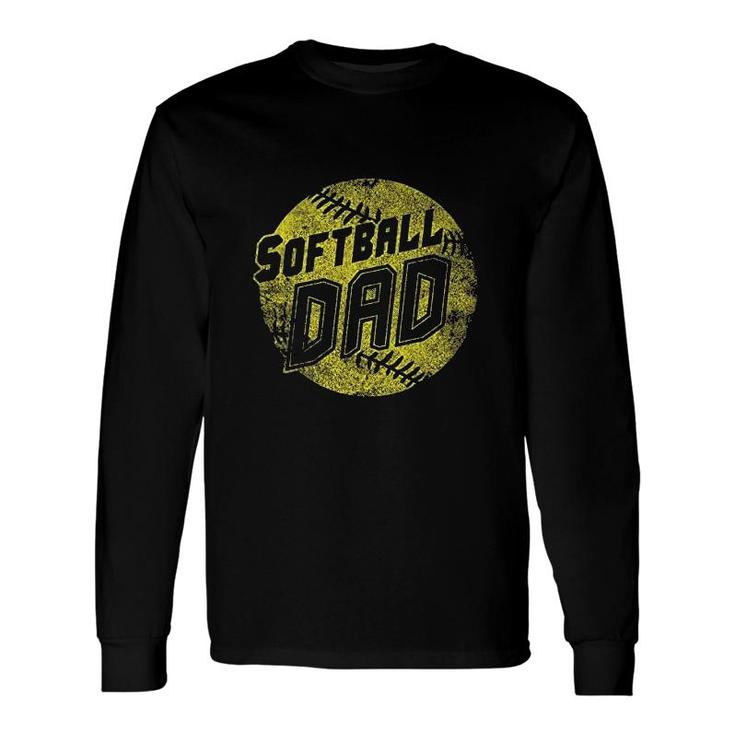 Softball Dad Fastpitch Long Sleeve T-Shirt T-Shirt