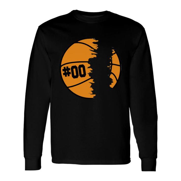 Sport Basketball Mom With Number Long Sleeve T-Shirt