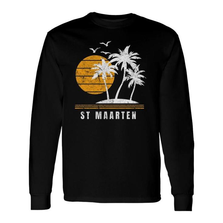 St Maarten Island Caribbean Vacation Souvenir Long Sleeve T-Shirt T-Shirt