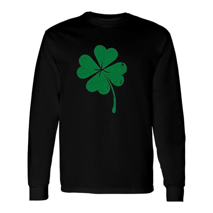 St Patricks Day Four Leaf Clover Saint Patrick Irish Long Sleeve T-Shirt T-Shirt