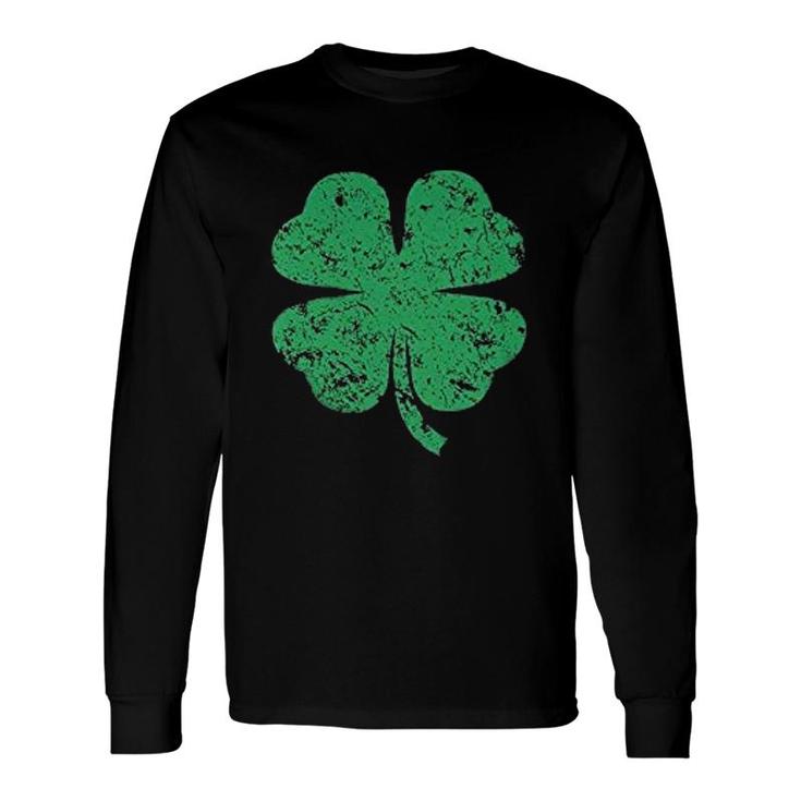 St Patricks Day Lucky Leaf Basic Long Sleeve T-Shirt T-Shirt