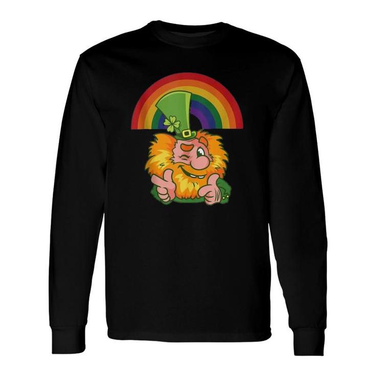 St Patricks Day Rainbow Leprechaun Long Sleeve T-Shirt T-Shirt