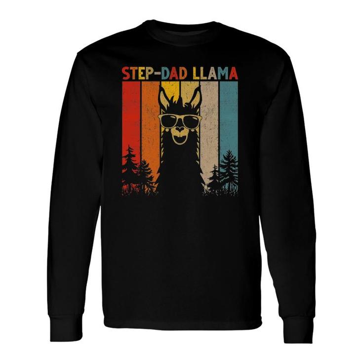 Step Dad Llama Lover Long Sleeve T-Shirt T-Shirt