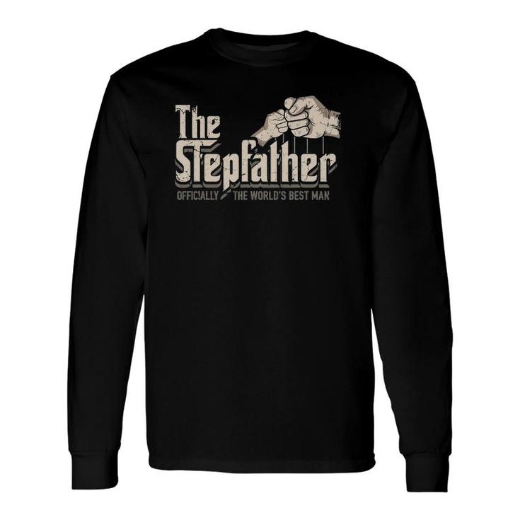 Stepdad Stepfather Officially World's Best Man Long Sleeve T-Shirt T-Shirt