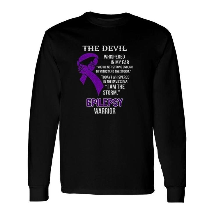 I Am The Storm Support Epilepsy Long Sleeve T-Shirt T-Shirt