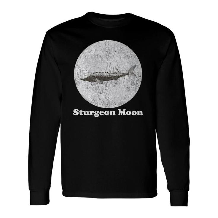 Sturgeon Moon Astrology Full Moon Space Science Moon Phase Long Sleeve T-Shirt T-Shirt