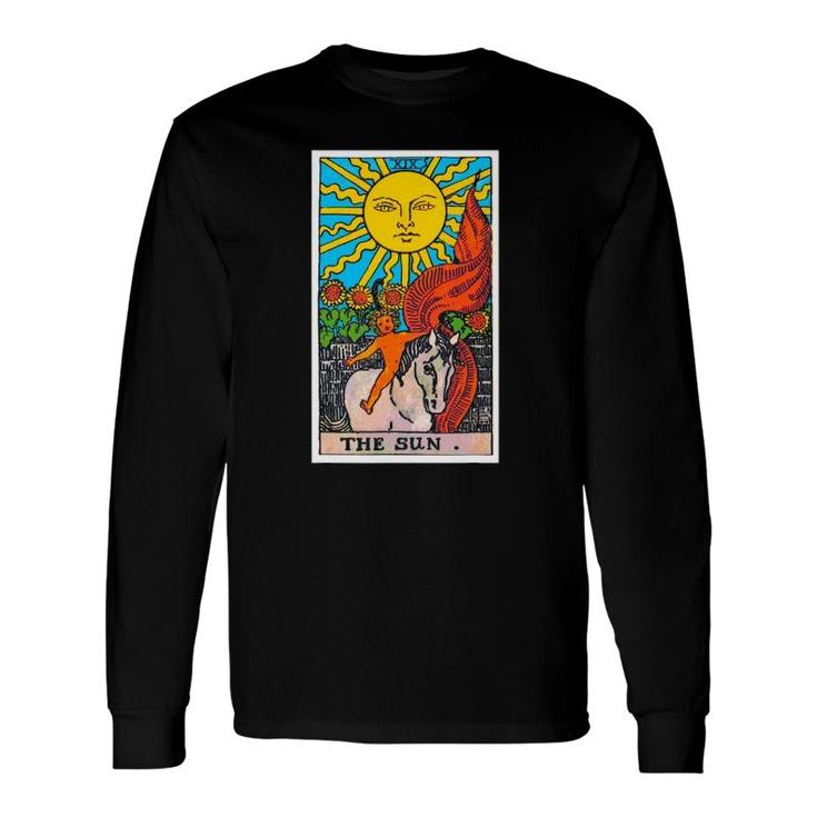 The Sun Tarot Card Psychic Occult Tee Long Sleeve T-Shirt