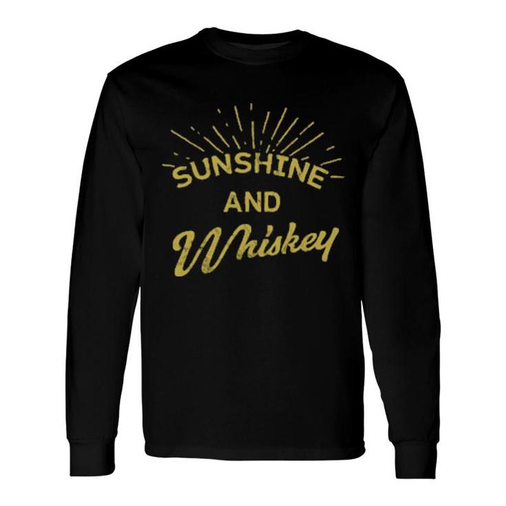 Sunshine And Tennessee Whiskey Vintage Drinking Long Sleeve T-Shirt