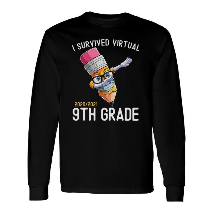 I Survived Virtual 9Th Grade School Graduation Class Of 2021 Ver2 Long Sleeve T-Shirt T-Shirt
