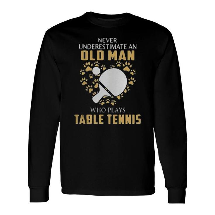 Table Tennis Lover New Long Sleeve T-Shirt T-Shirt