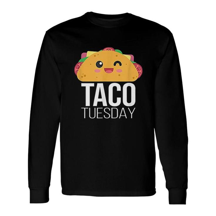 Taco Tuesday Tacos Foodie Mexican Fiesta Taco Camiseta Long Sleeve T-Shirt T-Shirt