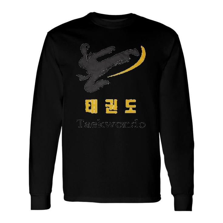 Taekwondo Martial Arts Korean Long Sleeve T-Shirt T-Shirt