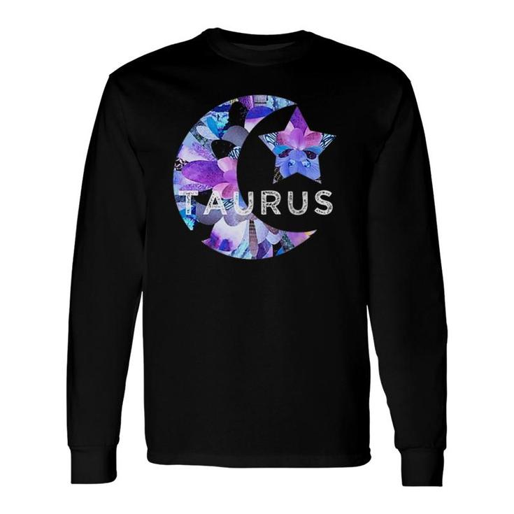 Taurus Zodiac Birthday Astrology Star Moon Sun Sign Dad Long Sleeve T-Shirt T-Shirt