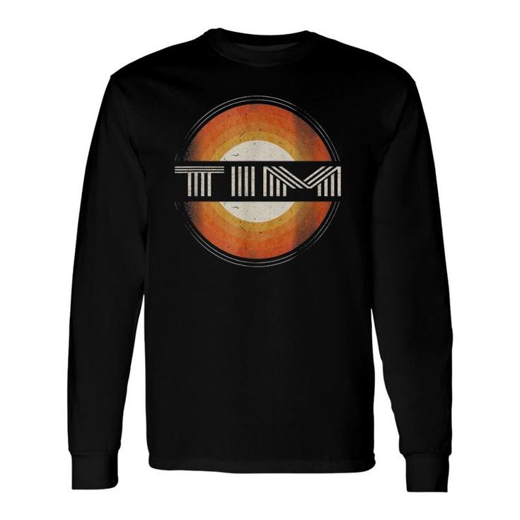 Graphic Tee First Name Tim Retro Personalized Vintage Long Sleeve T-Shirt