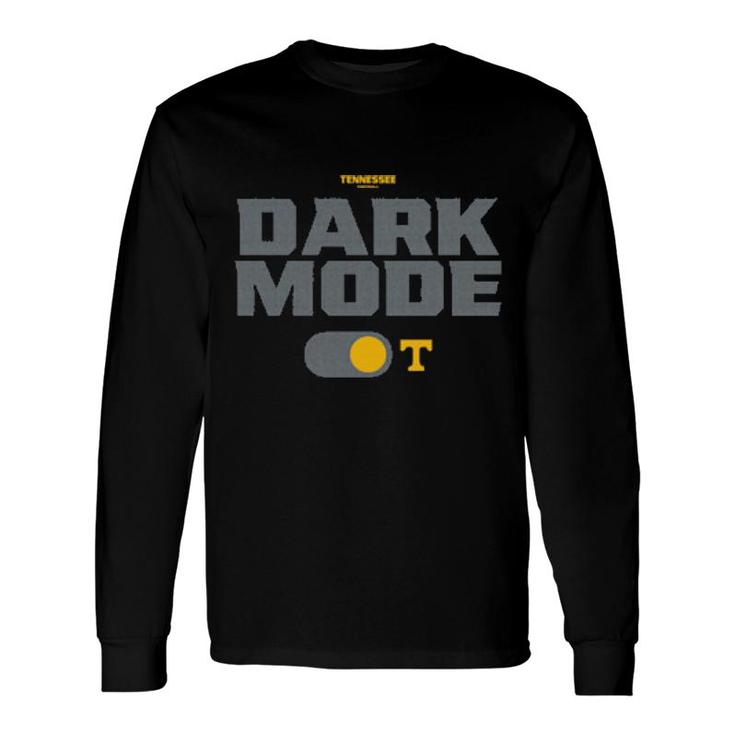 Tennessee Football Dark Mode Long Sleeve T-Shirt T-Shirt