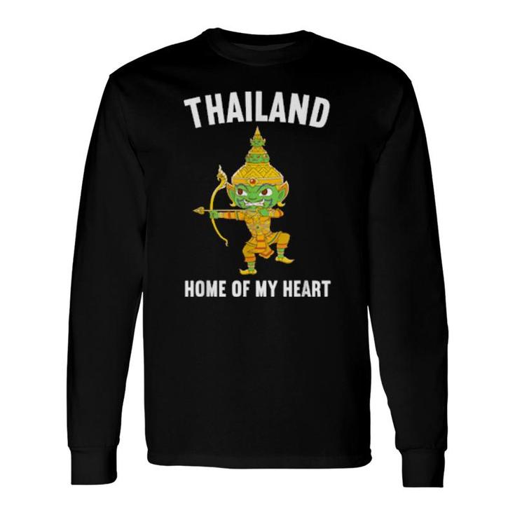 Thailand Thailändisch Thai Krung Thep Bangkok Thailand Long Sleeve T-Shirt