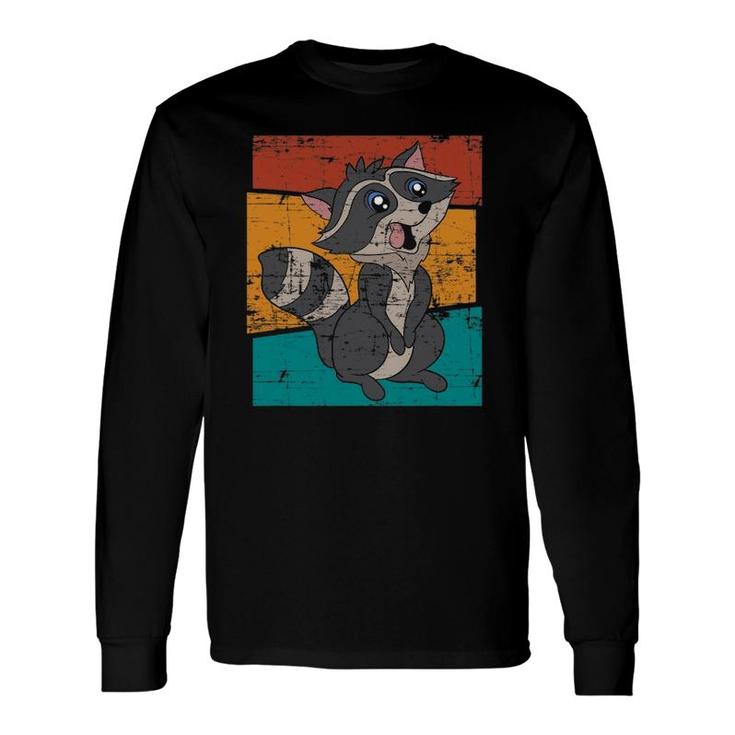Trash Panda Raccoon Wildlife Animal Lover Cute Baby Raccoon Long Sleeve T-Shirt T-Shirt