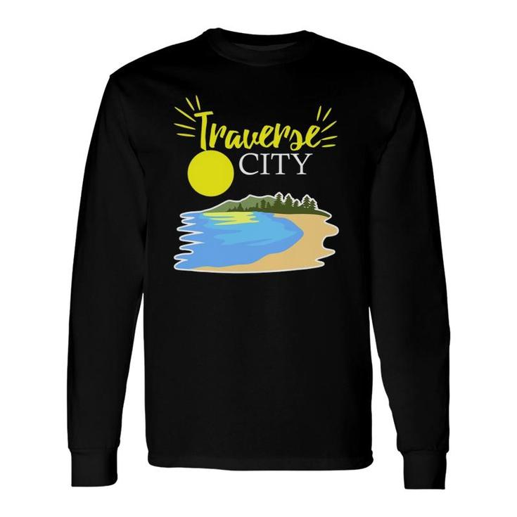 Traverse City Michigan Summer Vacation Long Sleeve T-Shirt T-Shirt
