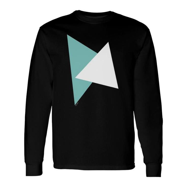 Triangle Pattern Abstract Geometry Shapes Hipster Long Sleeve T-Shirt T-Shirt