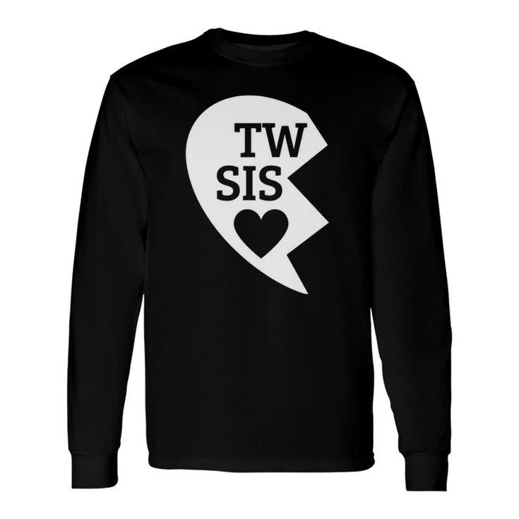 Twin Sisters Heart Matching Set 1 Of 2 Ver2 Long Sleeve T-Shirt T-Shirt