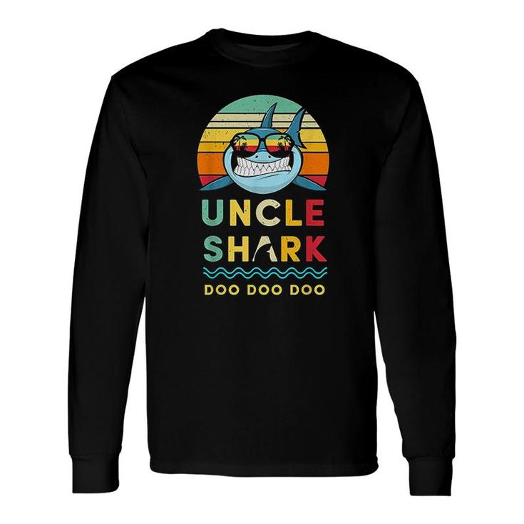 Uncle Shark For Uncle Long Sleeve T-Shirt