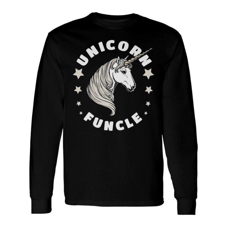 Unicorn Funcle Unicorns Uncle Tee S Long Sleeve T-Shirt T-Shirt