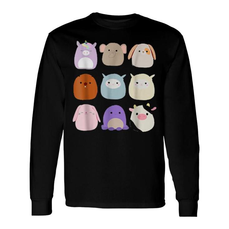Unicorn Set Card Squishmallow Long Sleeve T-Shirt T-Shirt