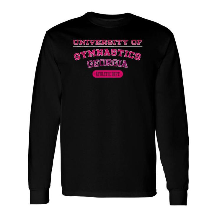 University Of Gymnastics Georgia Athletic Dept Long Sleeve T-Shirt T-Shirt