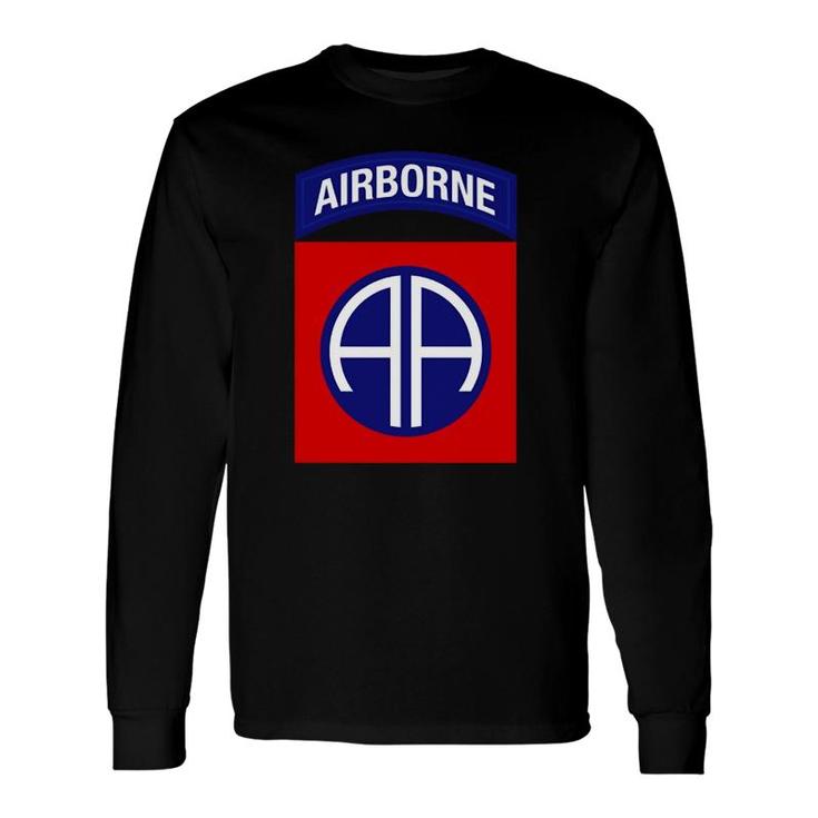 Us Army 82Nd Airborne Insignia Military Paratrooper Vintage Long Sleeve T-Shirt T-Shirt