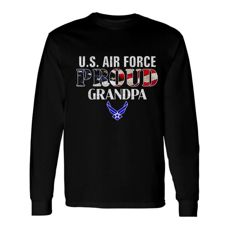 Us Proud Air Force Grandpa Long Sleeve T-Shirt T-Shirt